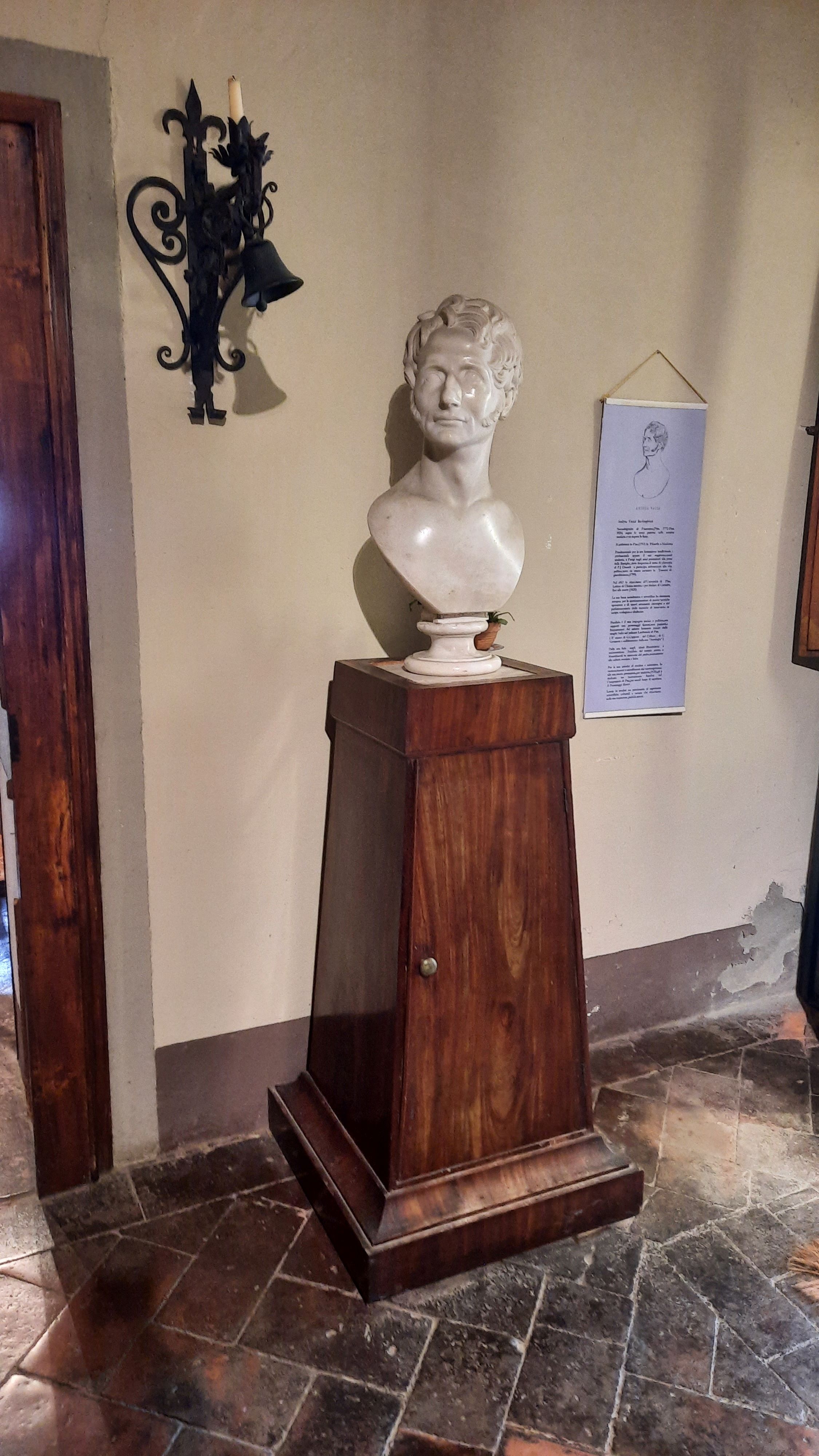 Andrea Vaccà Berlinghieri's bust, Casa-Museo Vaccà Berlinghieri, Montefoscoli - 01.jpg